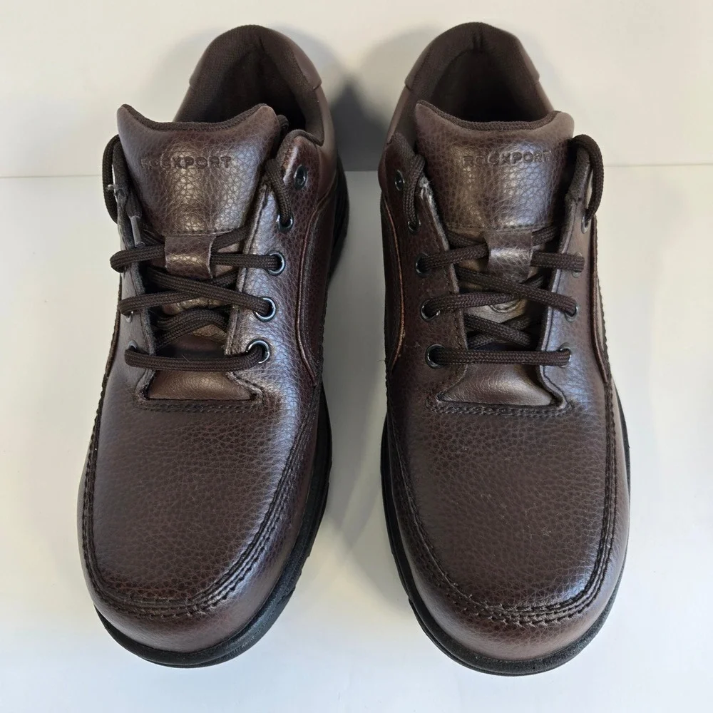 Rockport World Tour Classic Leather Men Size 9 Brown Walking Shoes K71201